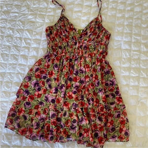 Fame & Partners floral mini dress